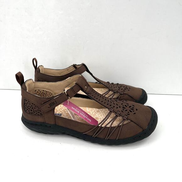 JBU by Jambu Sahara Women’s Mary Jane flats in brown. - Picture 3 of 8